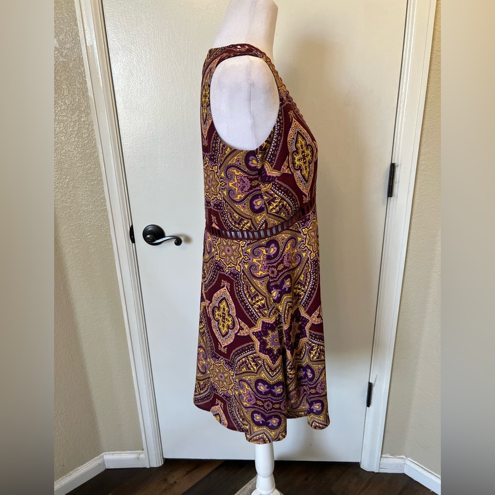 TOBI Retro Paisley Mini Dress | XS - Picture 3 of 7